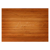Aperturee - Aperturee Gradient Red Brown Wood Rubber Floor Mat For Photo